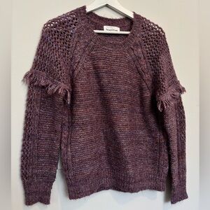 Heartloom Plum Knit Sweater